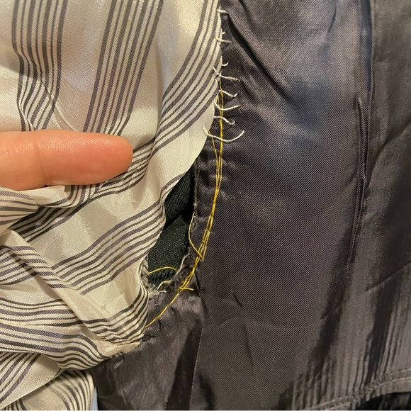 Brooks Brothers Gray Wool Brooksease USA Made Sport Coat Blazer Men’s 45L *NOTE - Picture 9 of 11